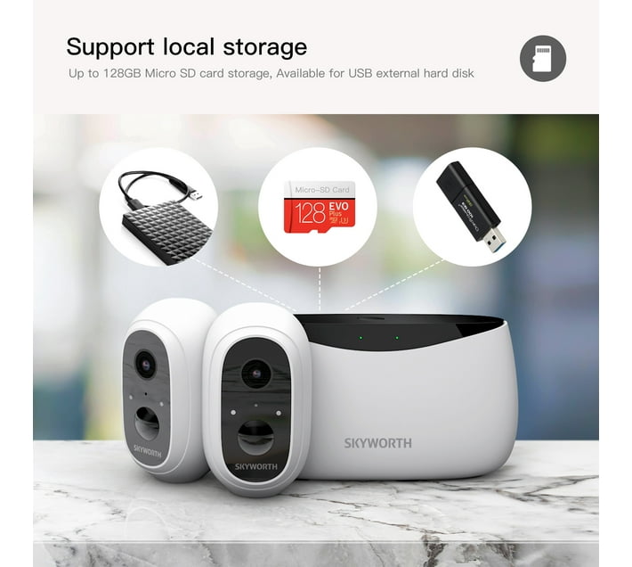 Skyworth 2 Full HD Security Camera Kit