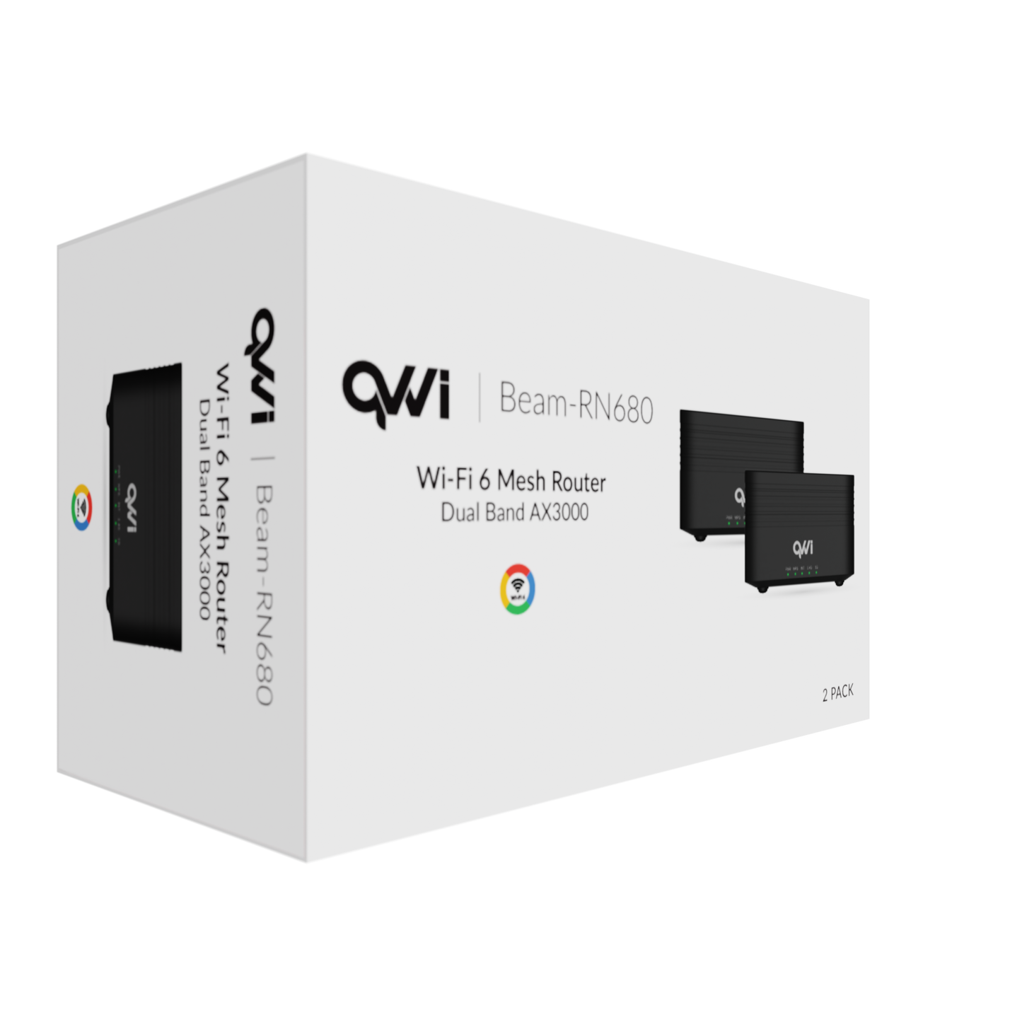 QVWi Wi-Fi 6 Mesh Router Beam-RN680