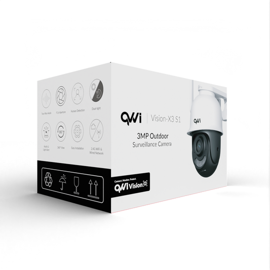 QVWi HD Outdoor Security Camera 3MP Vision-X3 S1