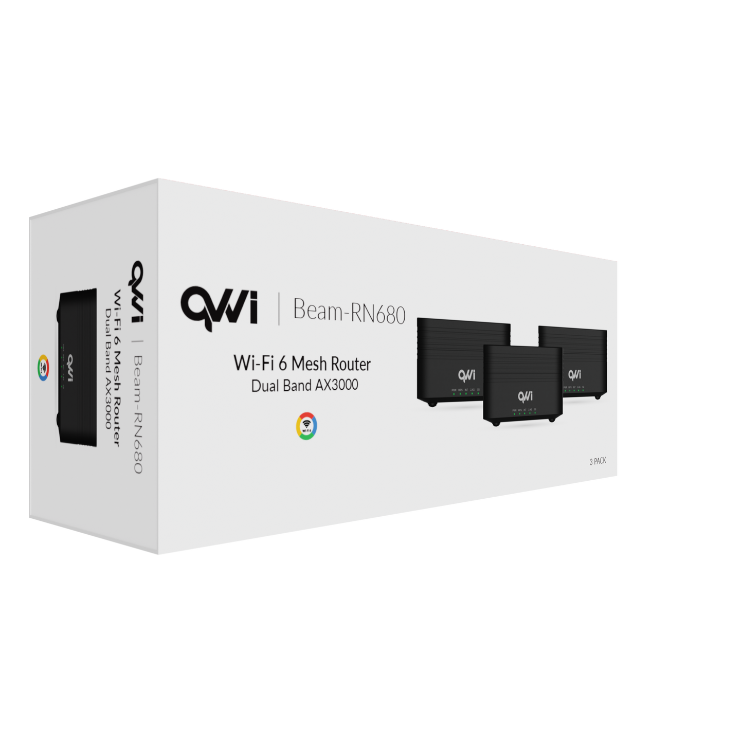 QVWi Wi-Fi 6 Mesh Router Beam-RN680