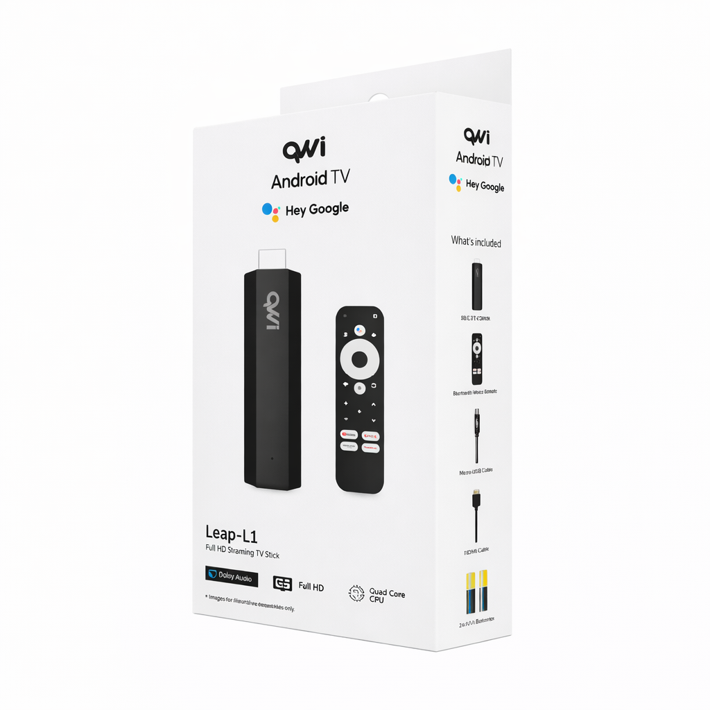 QVWi 2K Android Streaming Stick Leap-L1
