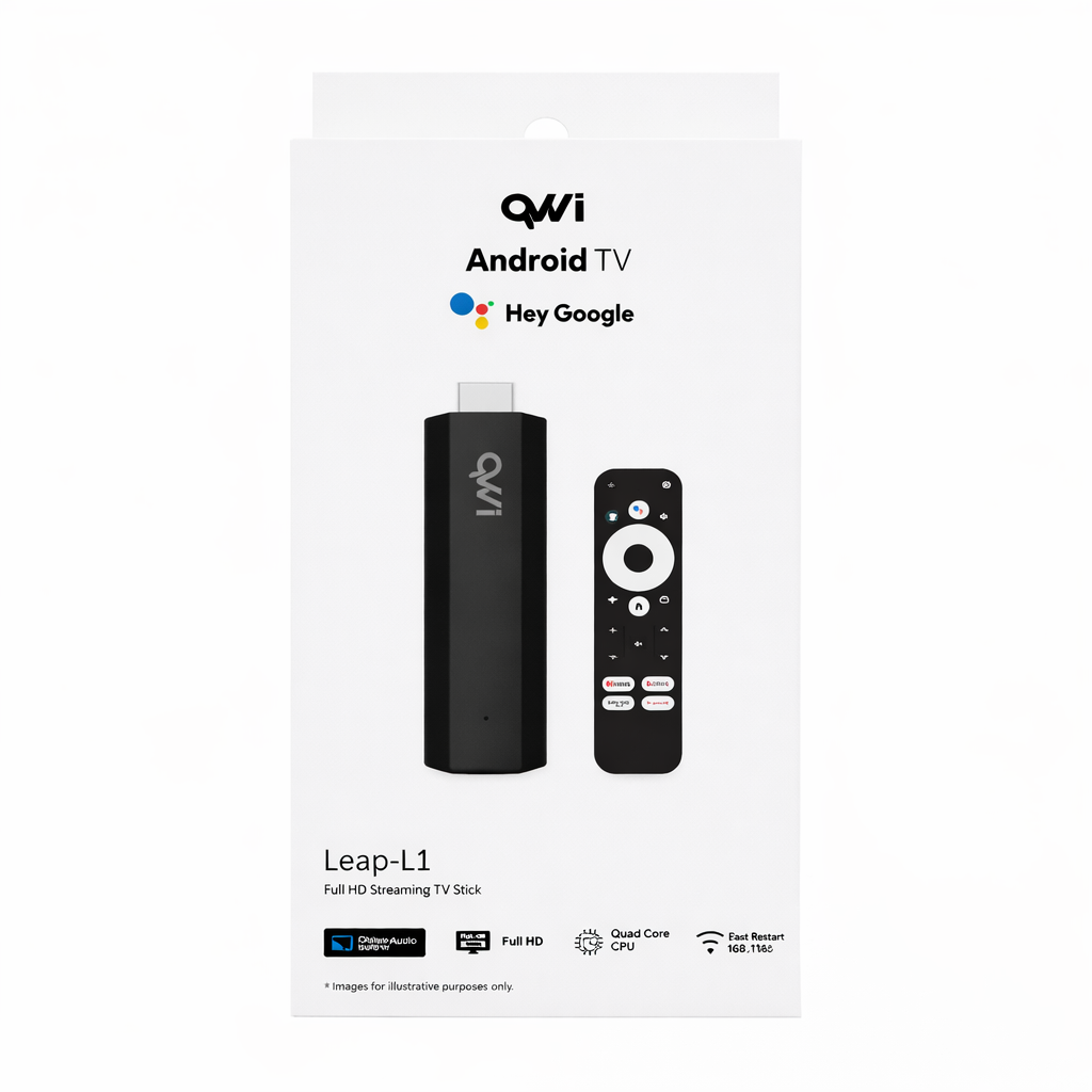 QVWi 2K Android Streaming Stick Leap-L1