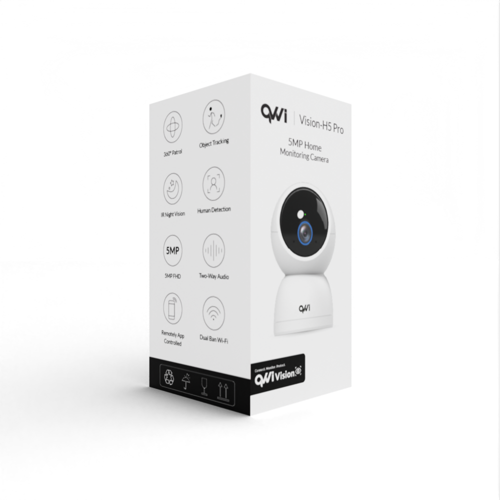 QVWI UHD Indoor Security Camera Vision-H5 Pro