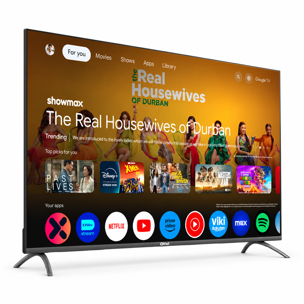 QVWi 50" 4K Smart Google TV | Cast-H50