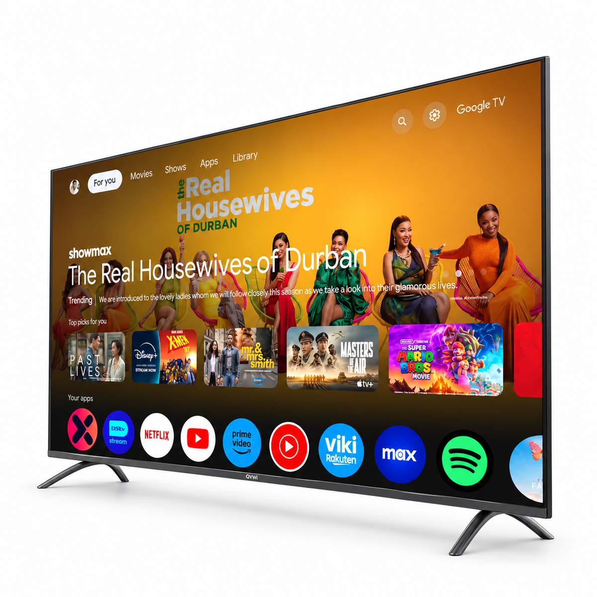 QVWi 50" 4K Smart Google TV | Cast-H50