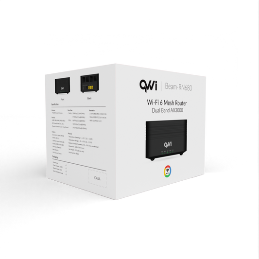 QVWi Wi-Fi 6 Mesh Router Beam-RN680