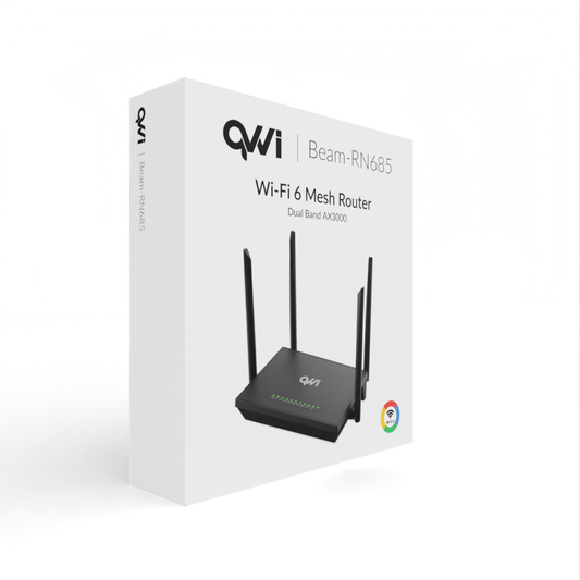 QVWi Wi-Fi 6 Mesh Router Beam-RN685