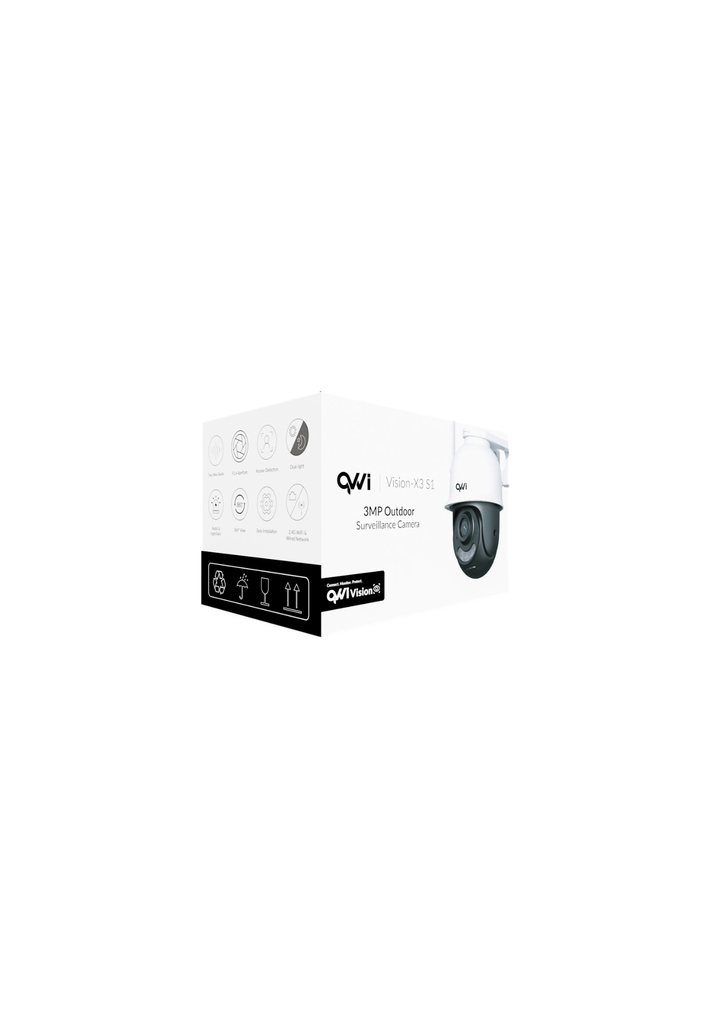 QVWi HD Outdoor Security Camera 3MP Vision-X3 S1